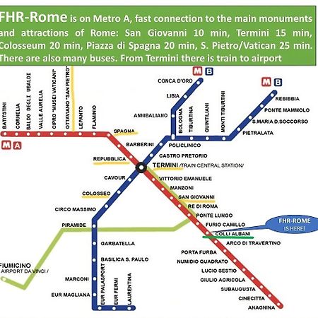 Frank Host Roma Lux , Metro A A 50 M, Simple Check-In Con Codice A Qualsiasi Orario Apartment Bagian luar foto